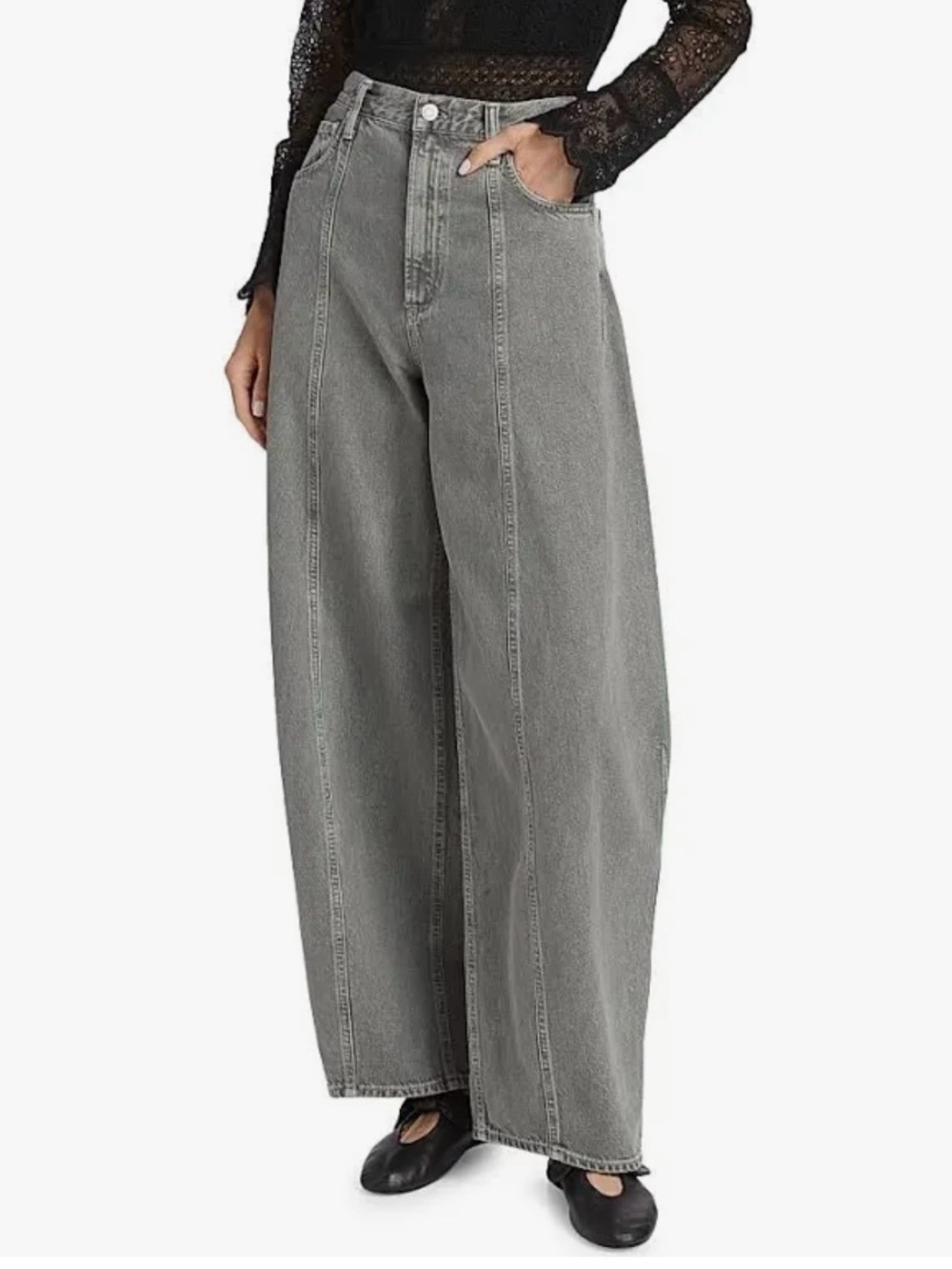 AGOLDE Kristen High-Rise Tapered Jeans